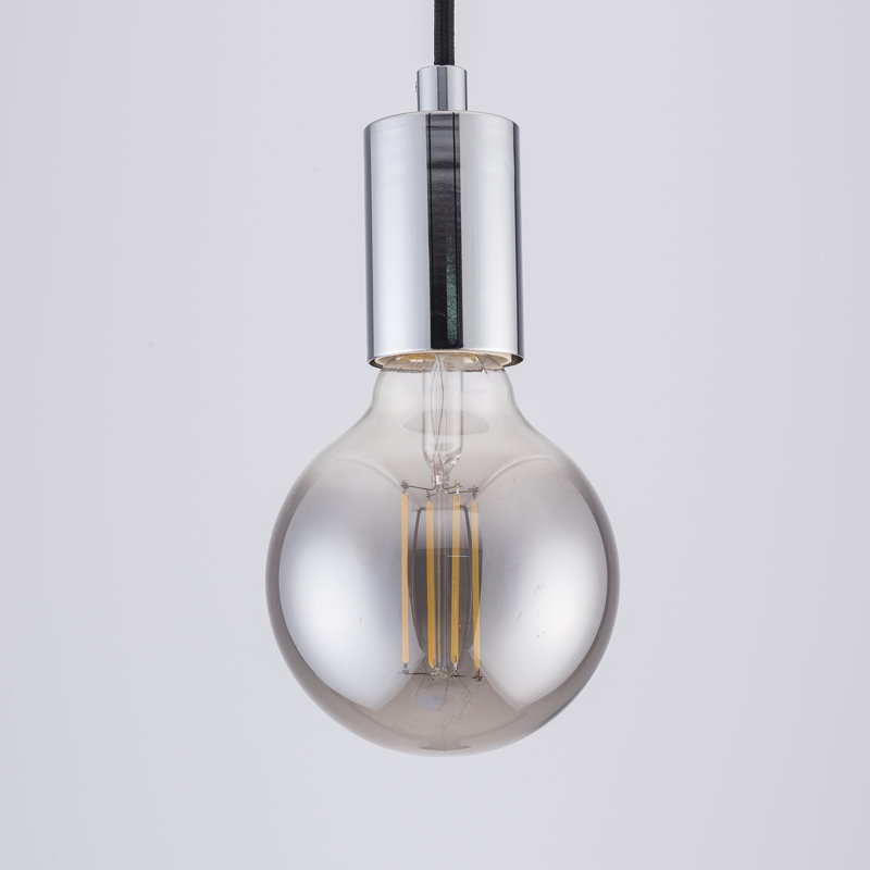 8W E27 G95 Smoked LED Light Bulb 4000K (Set Of 5)
