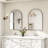 Aluminum Framed Arched Wall Mounted Bathroom Vanity Mirror-1879750146-1879750147