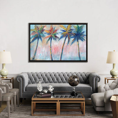 «Color Pop Palms» par Nan - impression