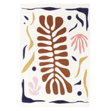 Corail Hand Tufted Wool Floral Area Rug