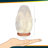 Himalayan Glow Crystal Salt Lamp with Neem Wooden Base, 5-7 LBS