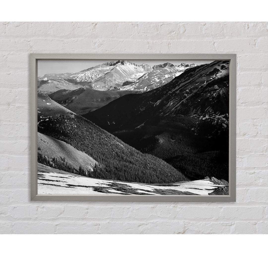 Rocky Mountain National Park Colorado 3 von Ansel Adams - Einzelbildrahmen Kunstdrucke auf Leinwand