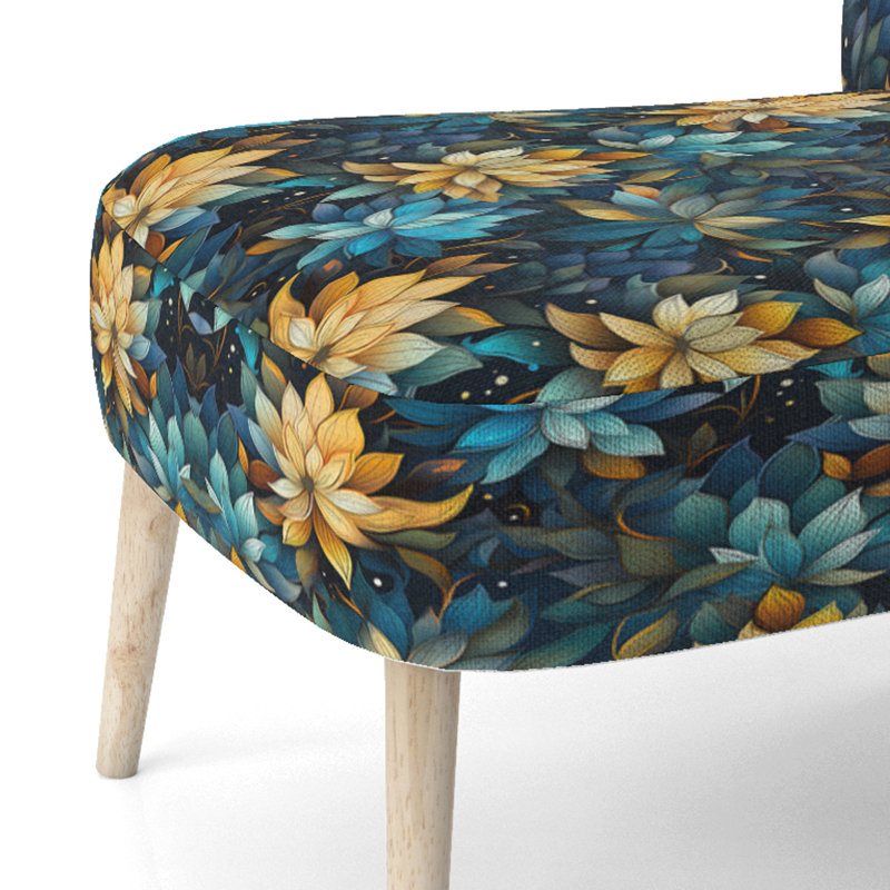 Natures Meditation I - Chaise d'appoint rembourrée Cottage