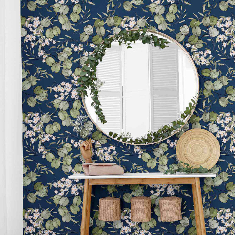 Peel & Stick Floral Tile, 102" L x 24" W