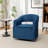 Fumiyo Velvet Swivel Barrel Chair-1821590284