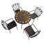 Granada 4 Seater Dining Set