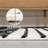 Odense High-Low Minimalist Angle Geometric Black/White Rug-1571916743