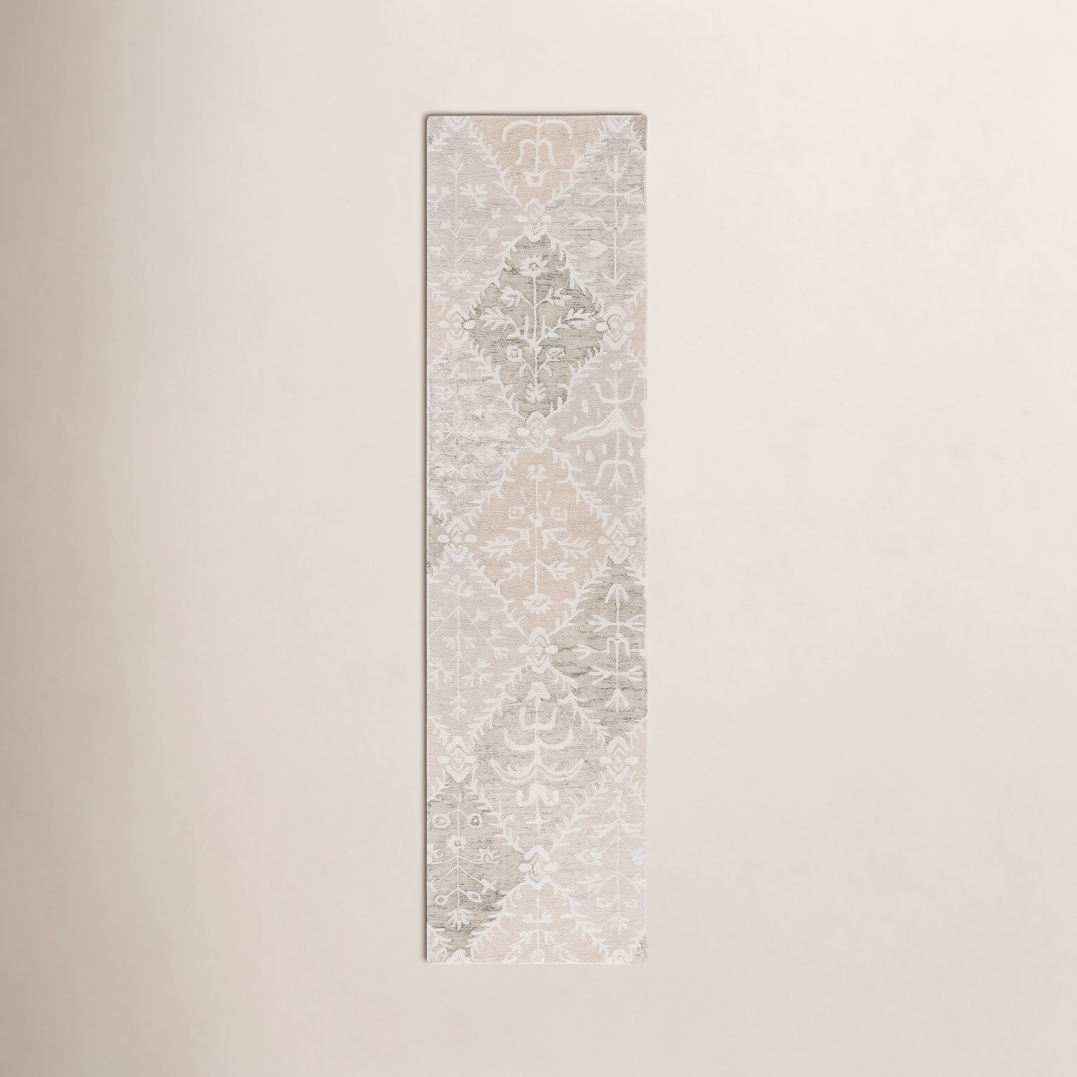 Garvin Hand-Tufted Wool Floral Rug, Runner 2'3" x 9'