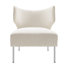 Upholstered Accent Barrel Chair With Removable Back Cushion Set Of 2