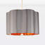 20 cm H Drum Cotton Pendant Shade ( Uno )-71035720