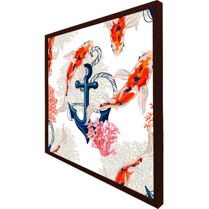 Simonides Single Picture Frame Print, 31cm H x 31cm W x 4cm D, Brown Framed