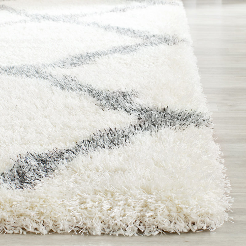 Bertl Shag Performance Geometric Rug, Rectangle 8'6" x 12'