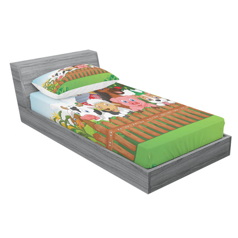Microfiber Sheet Set, Twin XL Sheet Set with Fitted Sheet