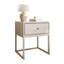 45 W Metal Bedside Table-743210453