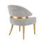 Ensemble de salle à manger Lamont 7 pièces avec table en faux marbre et 6 chaises rembourrées