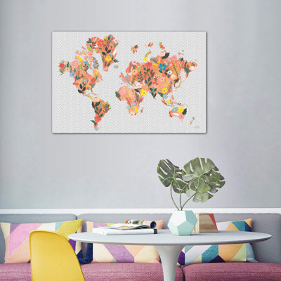 " Wild Garden World Gray " by Laura Marshall
