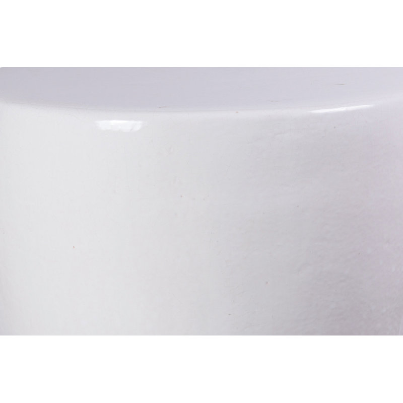 Bowness Outdoor Round Side Table, Linen Semi Gloss