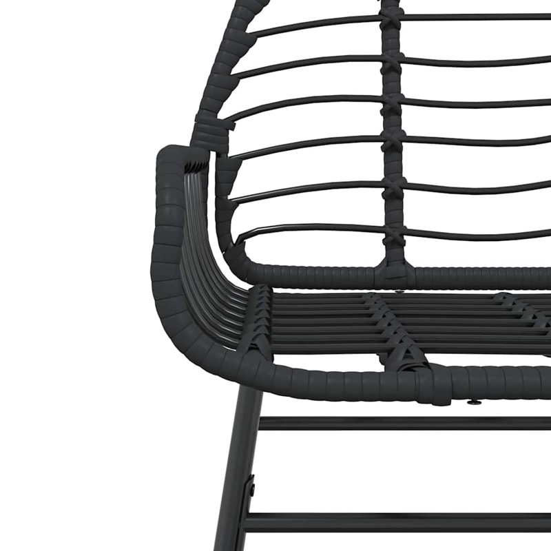  Garden Dining Set Black