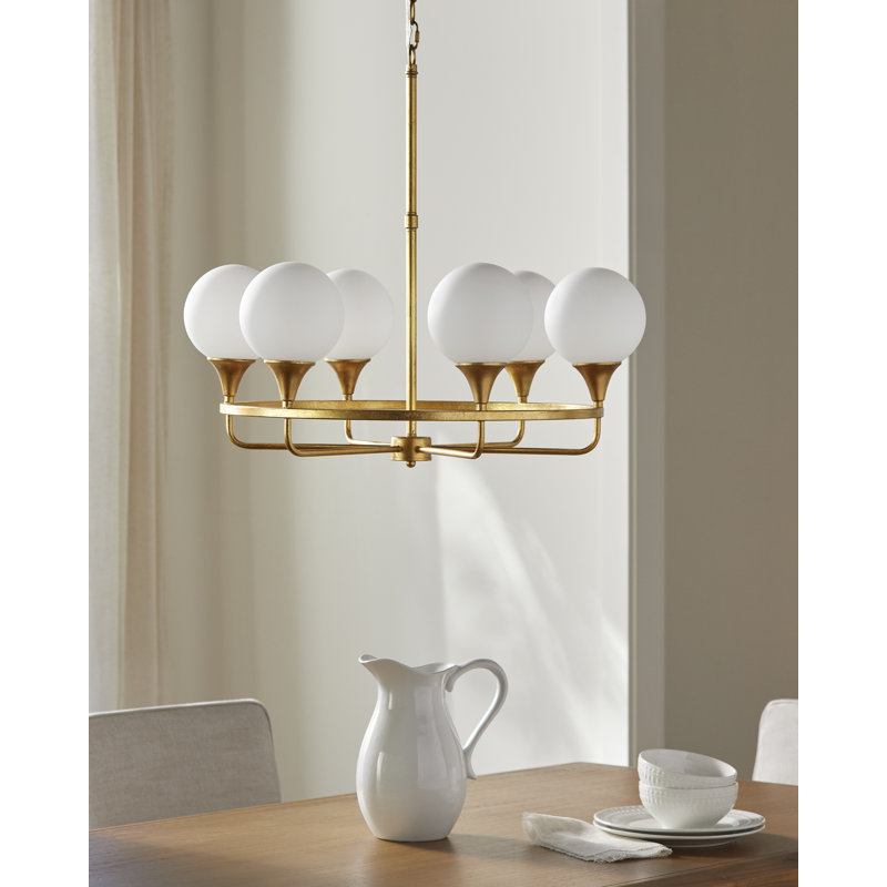 Lacresa 6 - Light Iron Classic / Traditional Chandelier