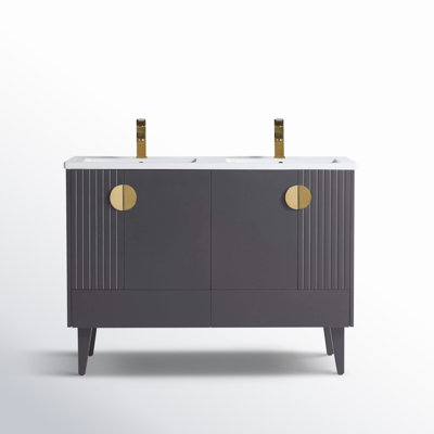 Saimah 47.25'' Double Bathroom Vanity