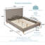 Lit plateforme tapissier - Grand