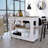 2-Drawer 2-Shelf Kitchen Island