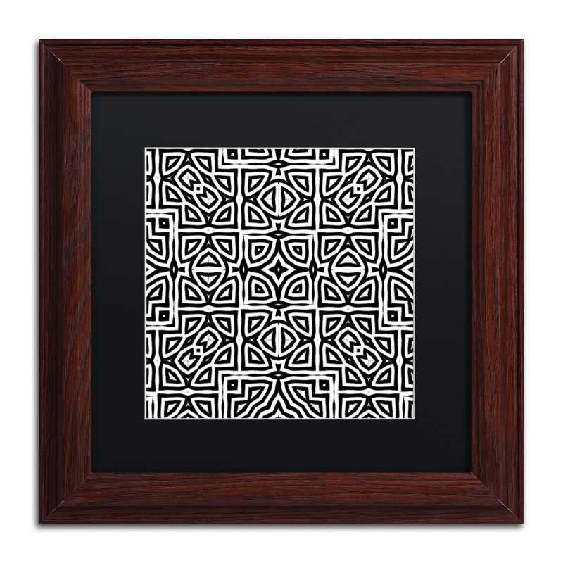 "alhambra" par impression encadrée Jadaya, H 11 po x l 14 po x P 0,5 po, Noir