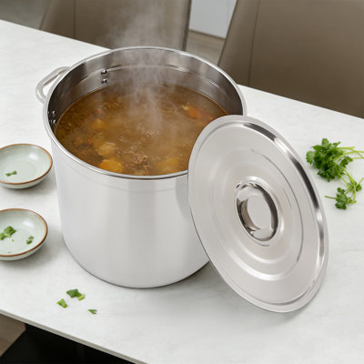 35L Stainless Steel Soup Pot