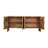 Neutral Textured Mango Wood 30" Carved Front Waterfall Edge Sideboard in Brown - 63" x 16" x 30"