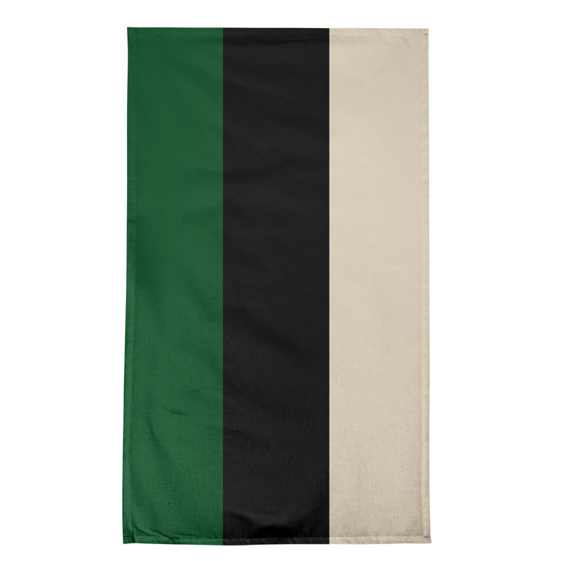 Torchon Football, Good Land Green/Black/Cream City Cream Basketball, Cotton Blend