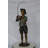 Boy with fishing rod  bronze statue -  Size: 11"L x 14"W x 44"H. 