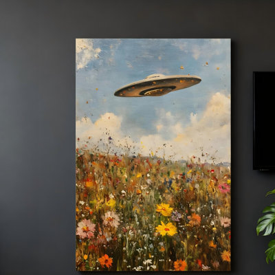 «Alien», affiche murale rétro sur toile botanique 24 po x 36 po