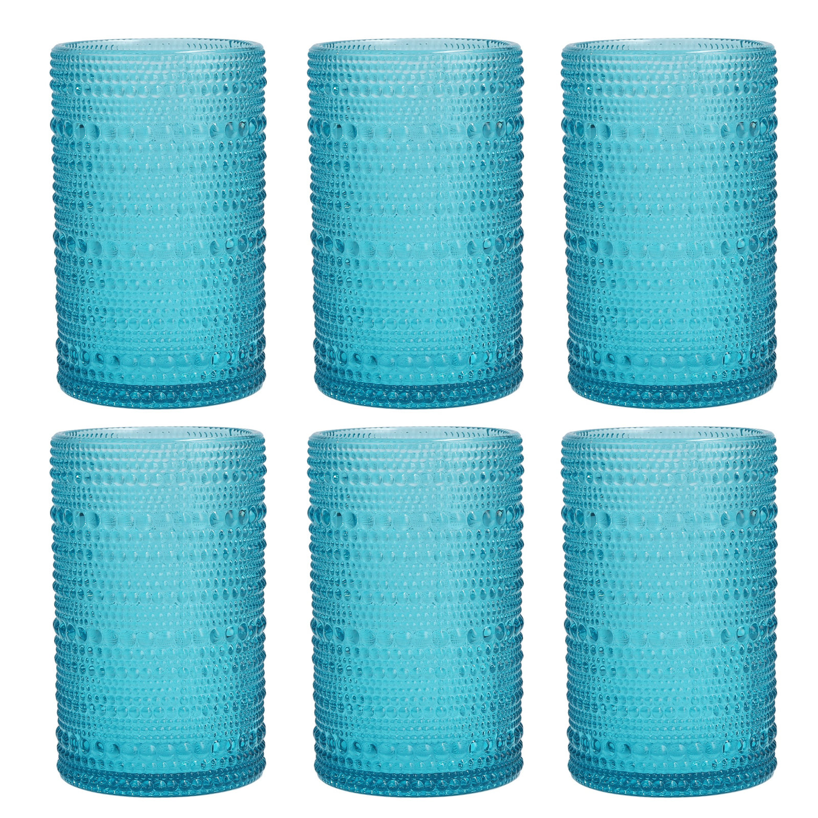 Jupiter Drinking Glass, Lagoon Blue, 13 oz.