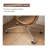 25.59"Modern minimalist rotating floor-mounted with wheels full-length mirror