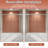 5/16 In.  8mm  Clear Heavy - Duty Tempered Glass For 56 60 W X 58 H Semi Sliding Bathtub Door, Rust , Wall Profile Adaptability, Smooth Door With Glass, Rustproof Fully Adjustable Dimensions, Easy