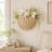 Boho Handwoven Rattan Fan Wall Basket Hanging Wall Decor