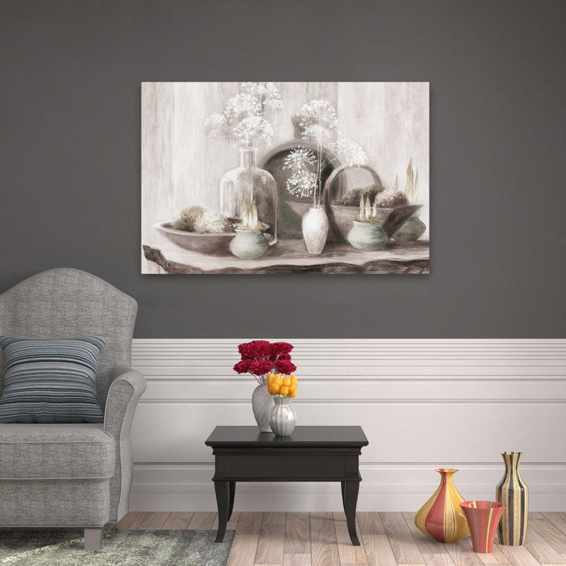 Rustic Elegance I Neutral Contemporary, H 48 po x l 32 po