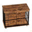 Grand mobilier pour cage de chien avec plateaux et roues-232209484