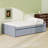 Solid Rubber Wood Bed With 2 Drawers For Storage-1202152229