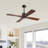 48 In. Dc Motor 4 Solid Wood Blades Indoor Ceiling Fan With Remote-1597416574-1597416545