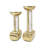Gold And White Candle Holder Stand-1873108788