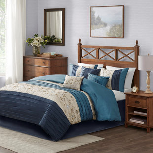 Rogelio 7-Piece Transitional Embroidered Comforter Set