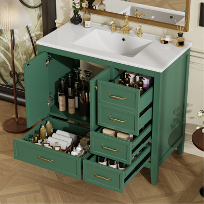 Meuble-lavabo simple l 36 po Leong