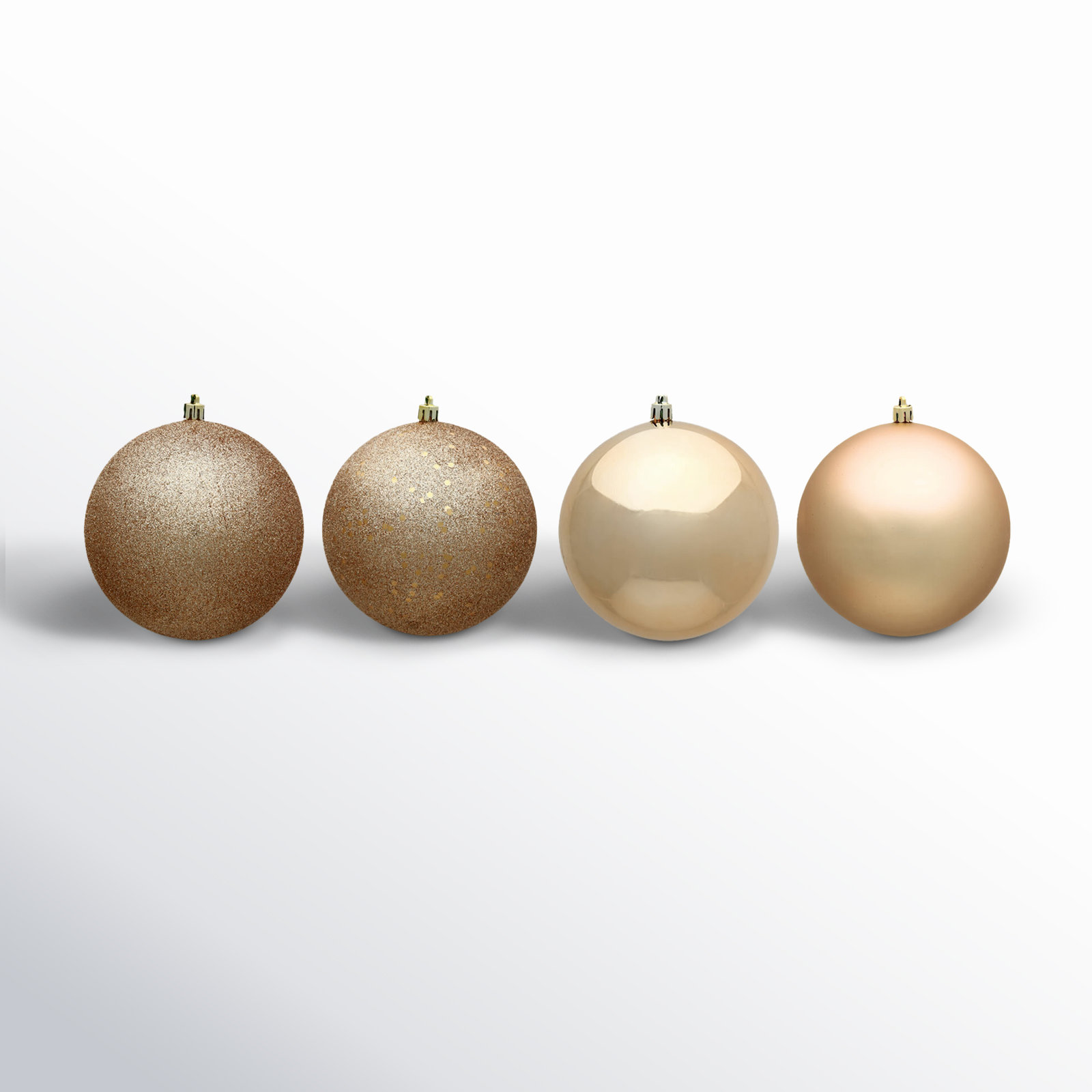 Shatterproof Bauble, Cafe Latte, 2.4" 