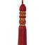 Ornements de pompons lourds