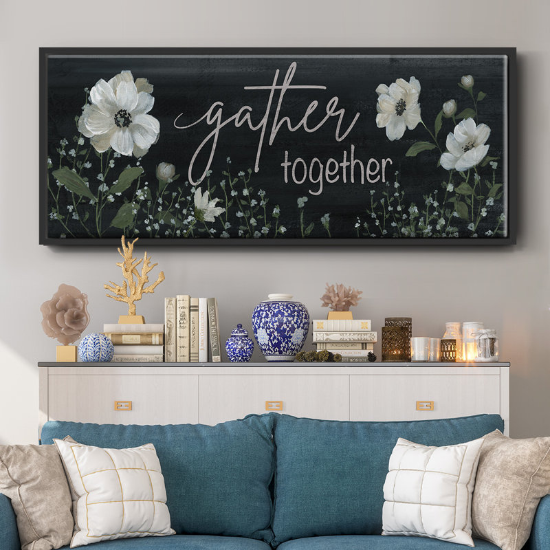 Gather Together- Framed Canvas