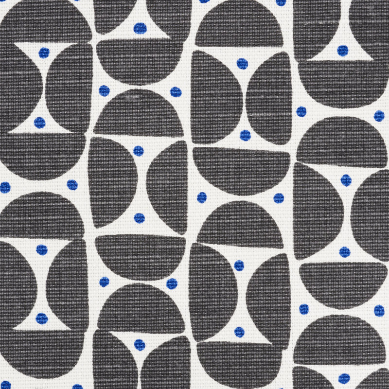 Tissu Mezza Luna, Noir