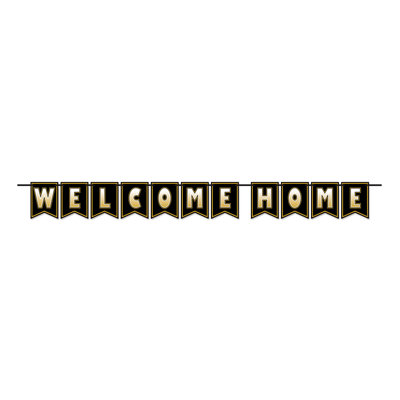 Welcome Home Streamer - paquet de 12