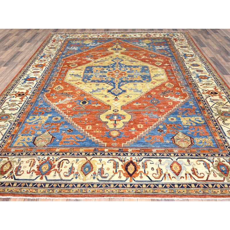 Tineka One-of-a-Kind 9' X 11'9" New Age Wool Area Rug Blue