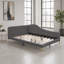 Lit de jour en lin durable avec tête de lit et caractéristiques de conception moderne | Conception confortable du dossier et des accoudoirs-811162378-811162376